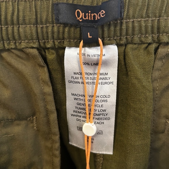 Quince 100% European Linen Shorts - Picture 2 of 3